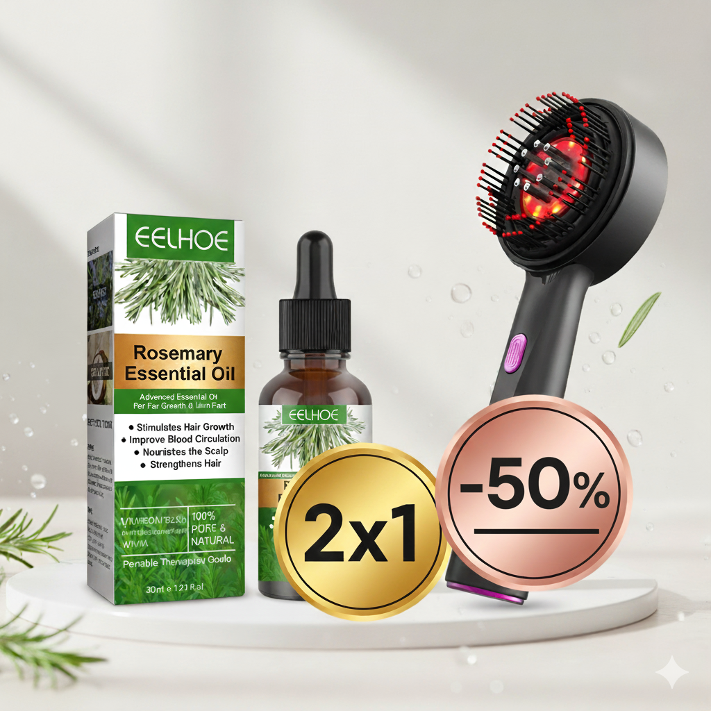 Peine Masajeador Relajante de Cuero Cabelludo